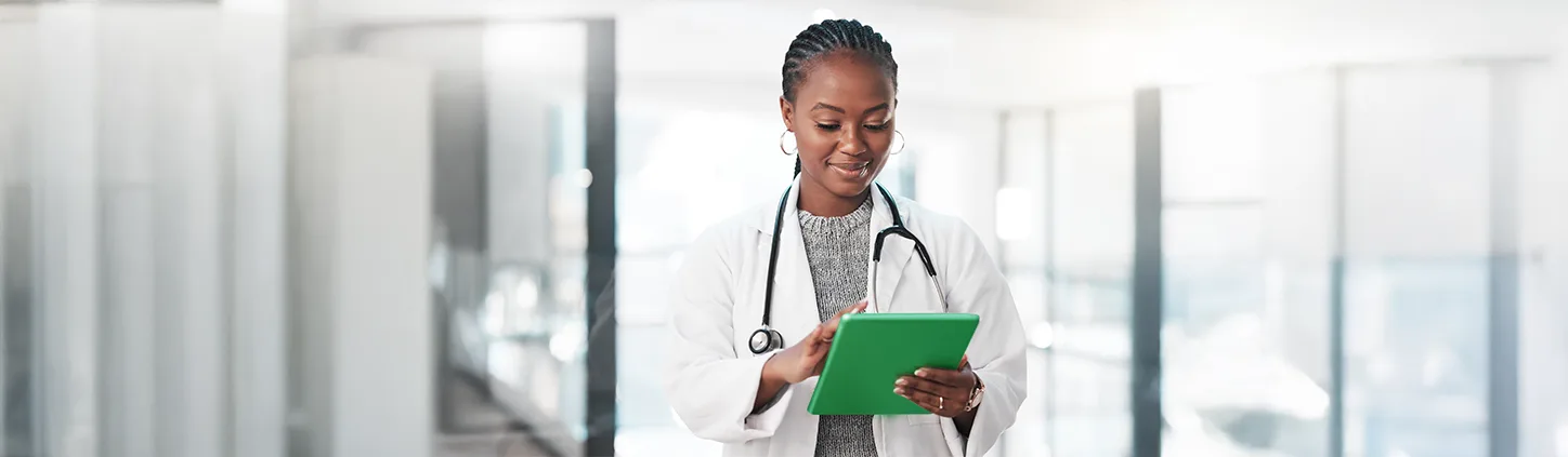 Assinatura digital para médicos no tablet